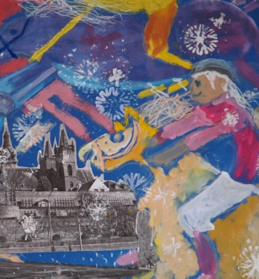 Vánoční výstava v oknech Infocentra